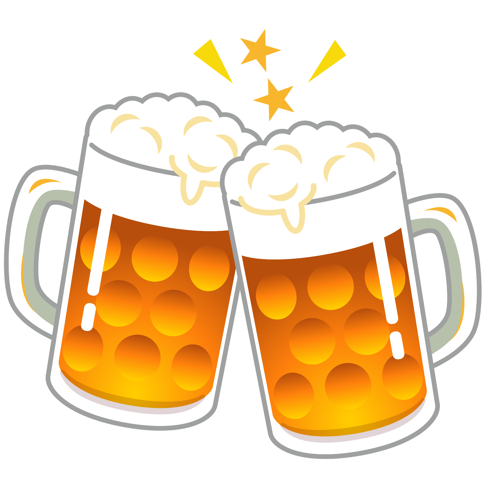 商用フリーイラスト_無料_10月_ビールジョッキ_乾杯