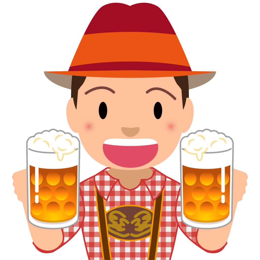 商用フリーイラスト_無料_10月_オクトーバーフェスト男性_Oktoberfest_008