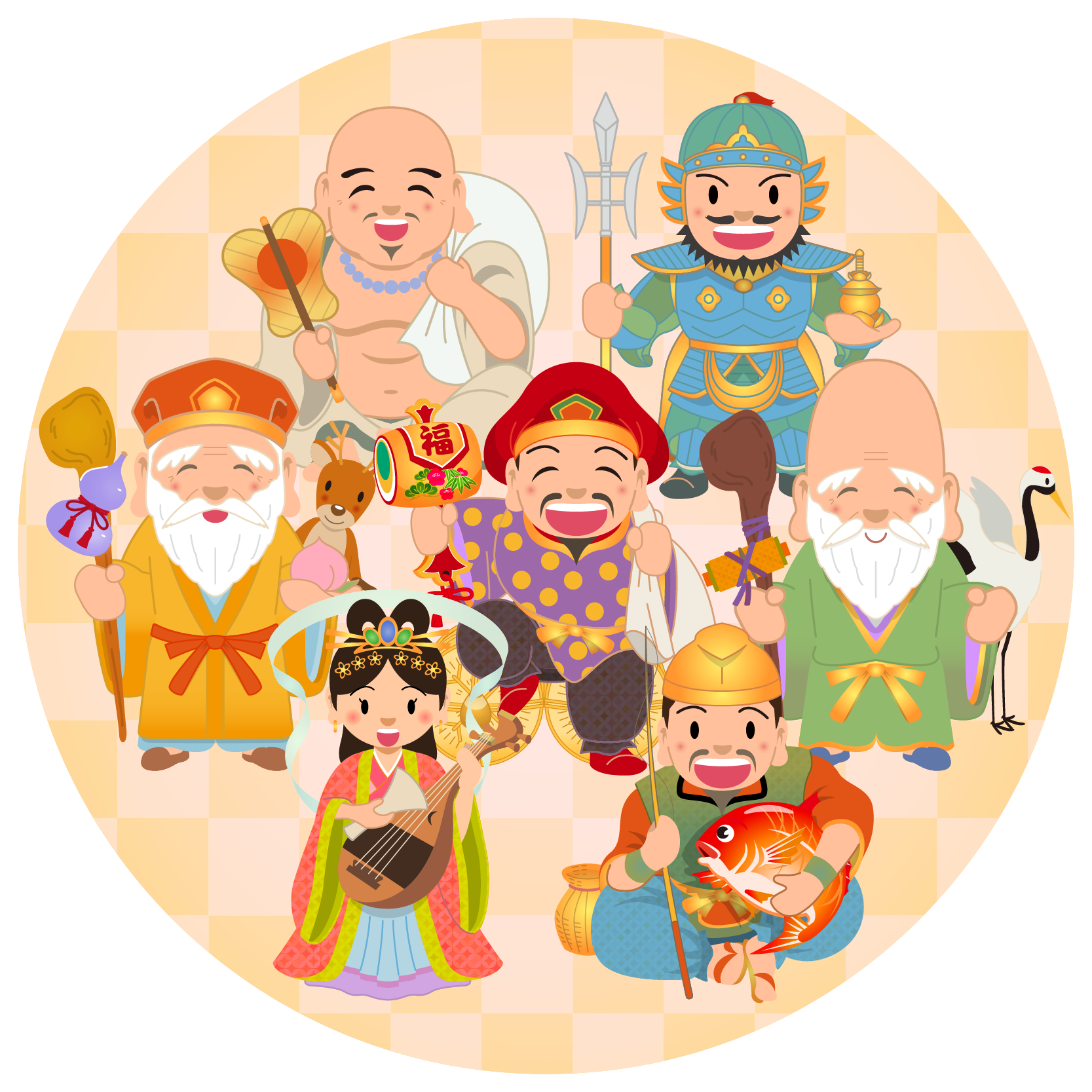 七福神 商用OK!フリー素材集「ナイスなイラスト」