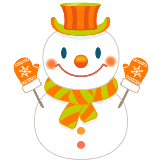 商用フリー・無料イラスト_クリスマス_スノーマン（雪だるま）_snowman_001