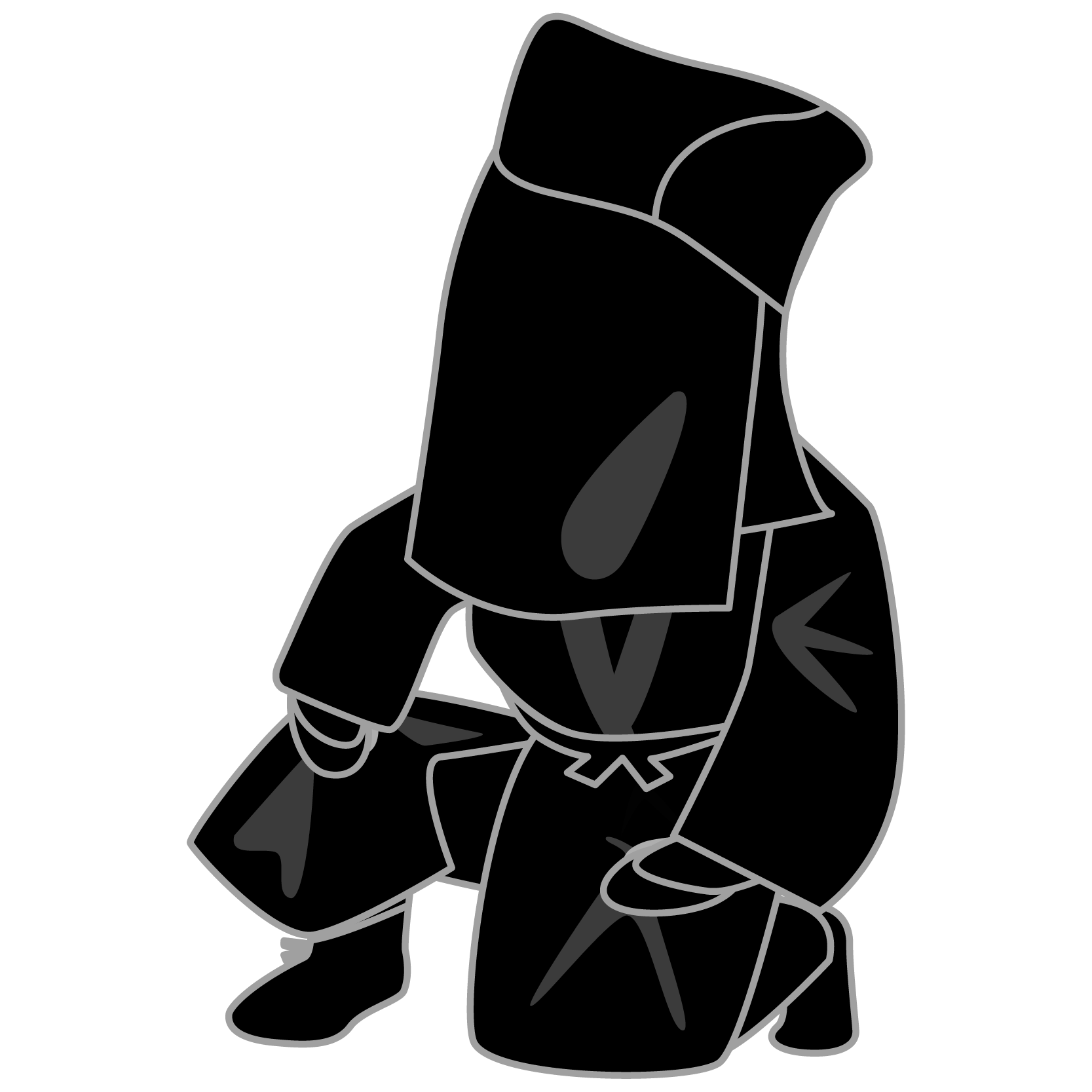 商用フリー 無料イラスト 黒子イラスト くろこ Kuroko24 商用ok フリー素材集 ナイスなイラスト