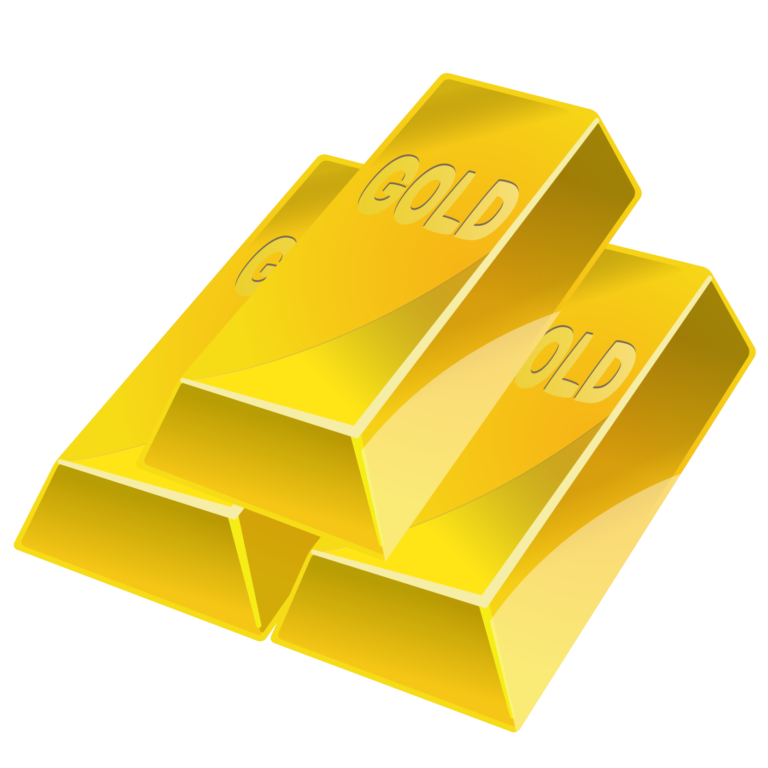 商用フリー・無料イラスト_金の延べ棒・金塊_gold_01 - 商用OK!フリー素材集「ナイスなイラスト」