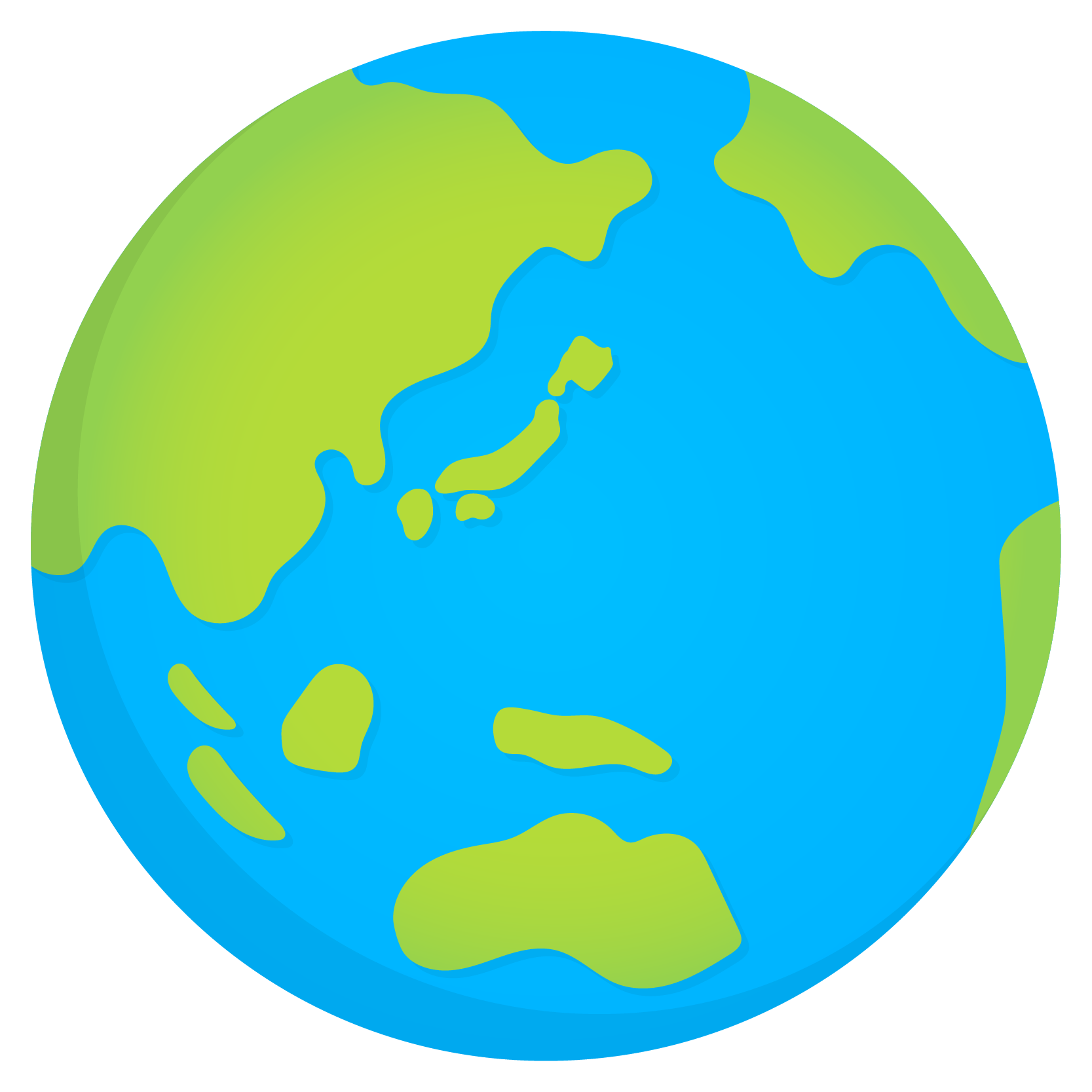 商用フリー 無料イラスト 青い地球 Earth01