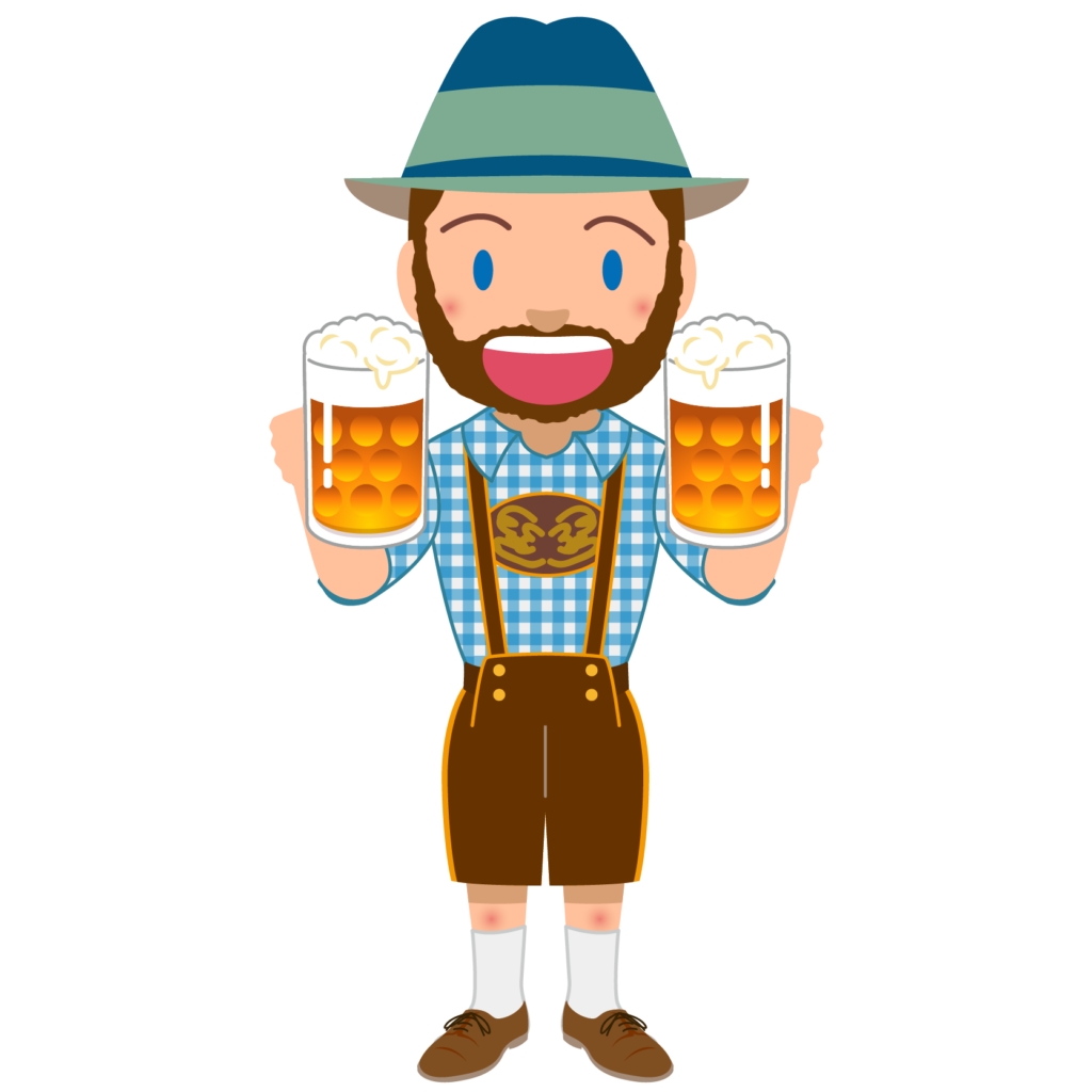 商用フリーイラスト_無料_10月_オクトーバーフェスト男性_Oktoberfest_018