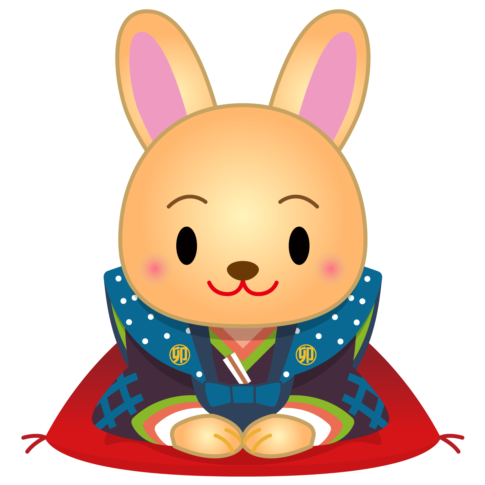 商用フリー 無料イラスト 干支 卯年 うさぎどし うどし Usagidoshi002 商用ok フリー素材集 ナイスなイラスト