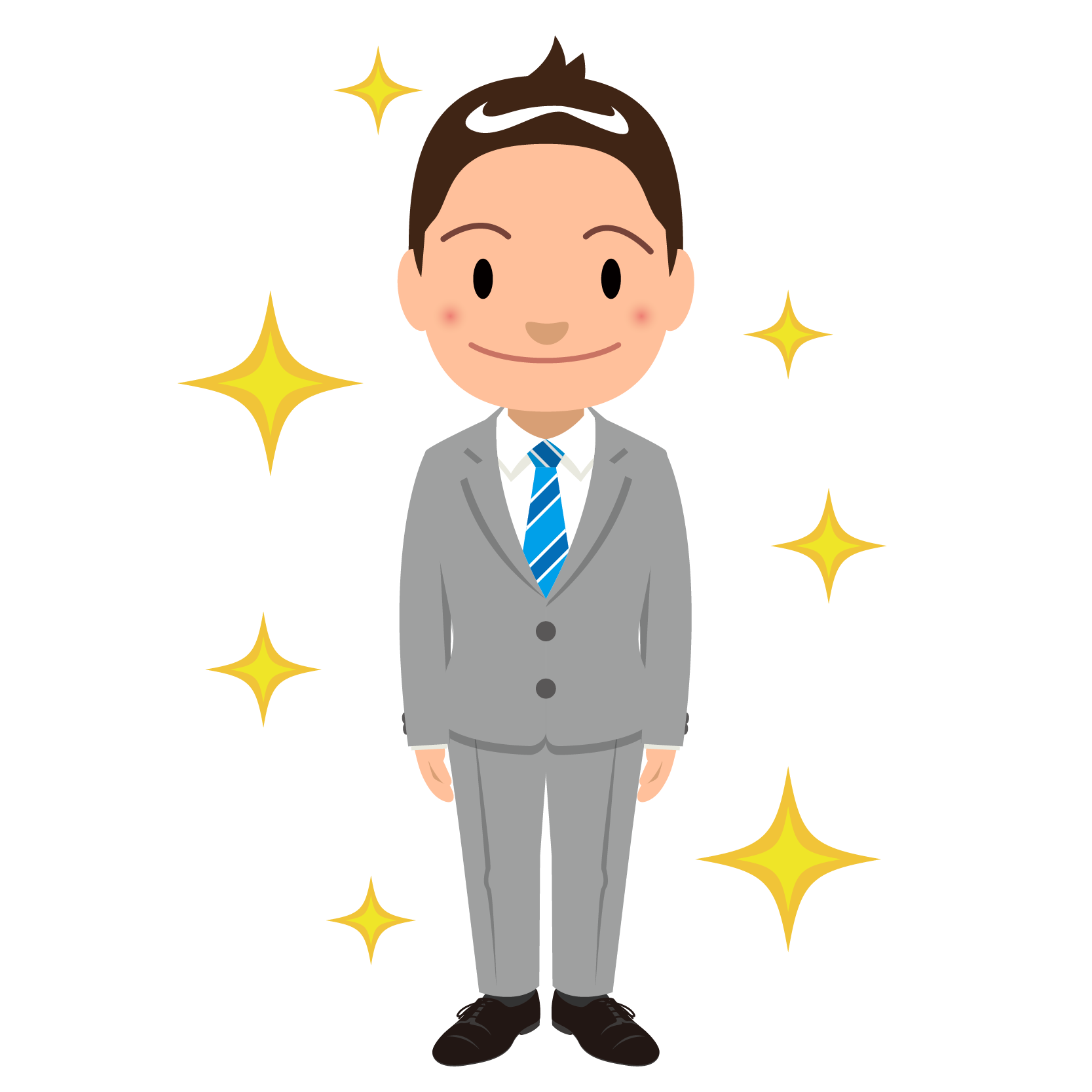 商用フリー 無料イラスト 成人式 男性 グレースーツ キラキラ 商用ok フリー素材集 ナイスなイラスト