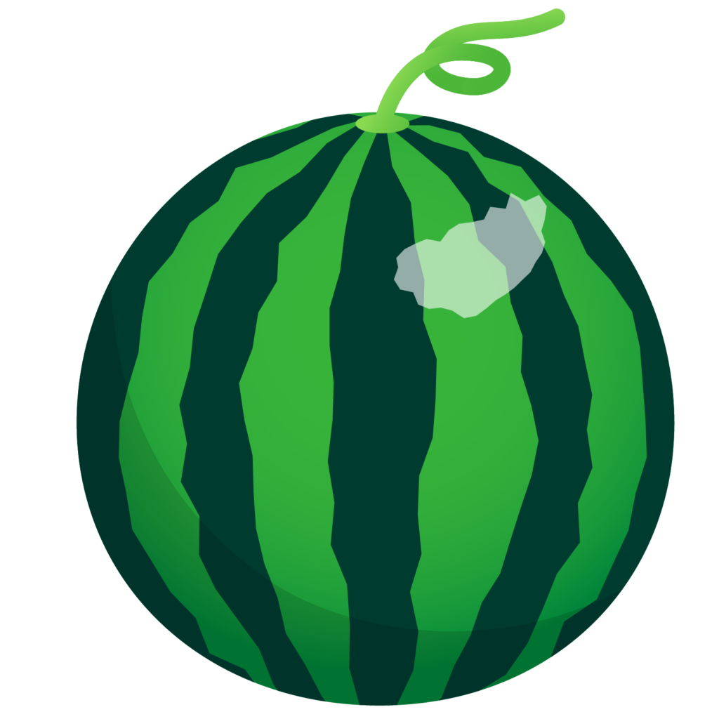 商用フリー・無料イラスト_スイカのイラスト_watermelon001