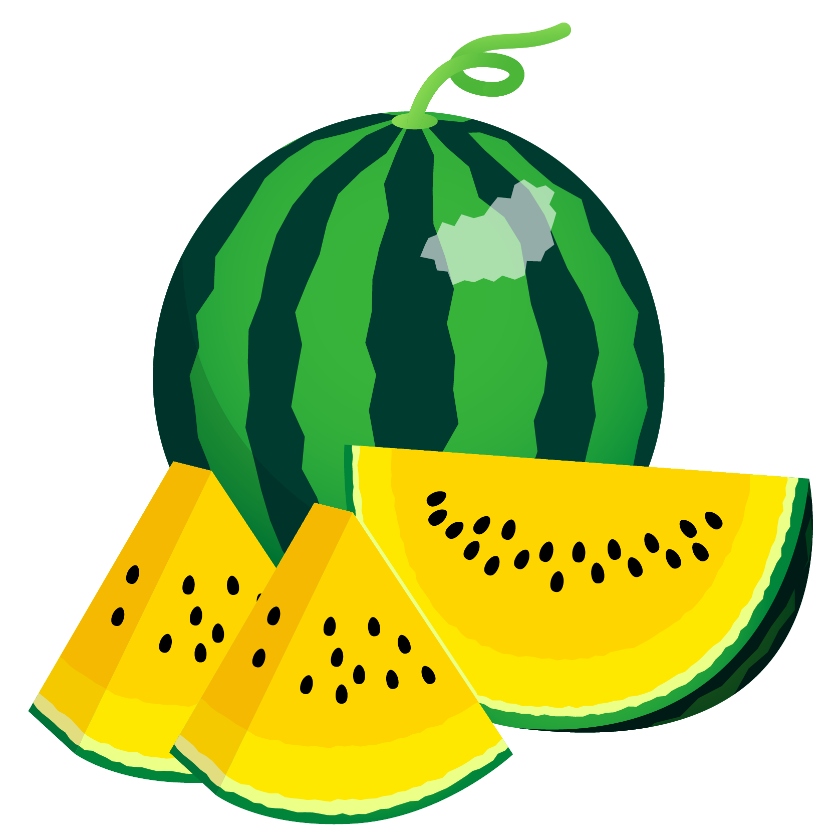 商用フリー 無料イラスト カットスイカのイラスト Watermelon010 商用ok フリー素材集 ナイスなイラスト