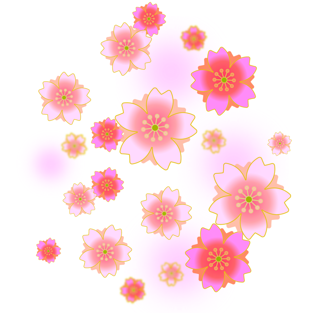 商用フリー・無料イラスト_桜の花のイラスト_Cherry Blossom001