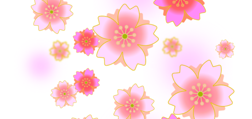 商用フリー・無料イラスト_桜の花のイラスト_Cherry Blossom001