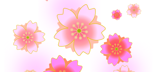 商用フリー・無料イラスト_桜の花のイラスト_Cherry Blossom003