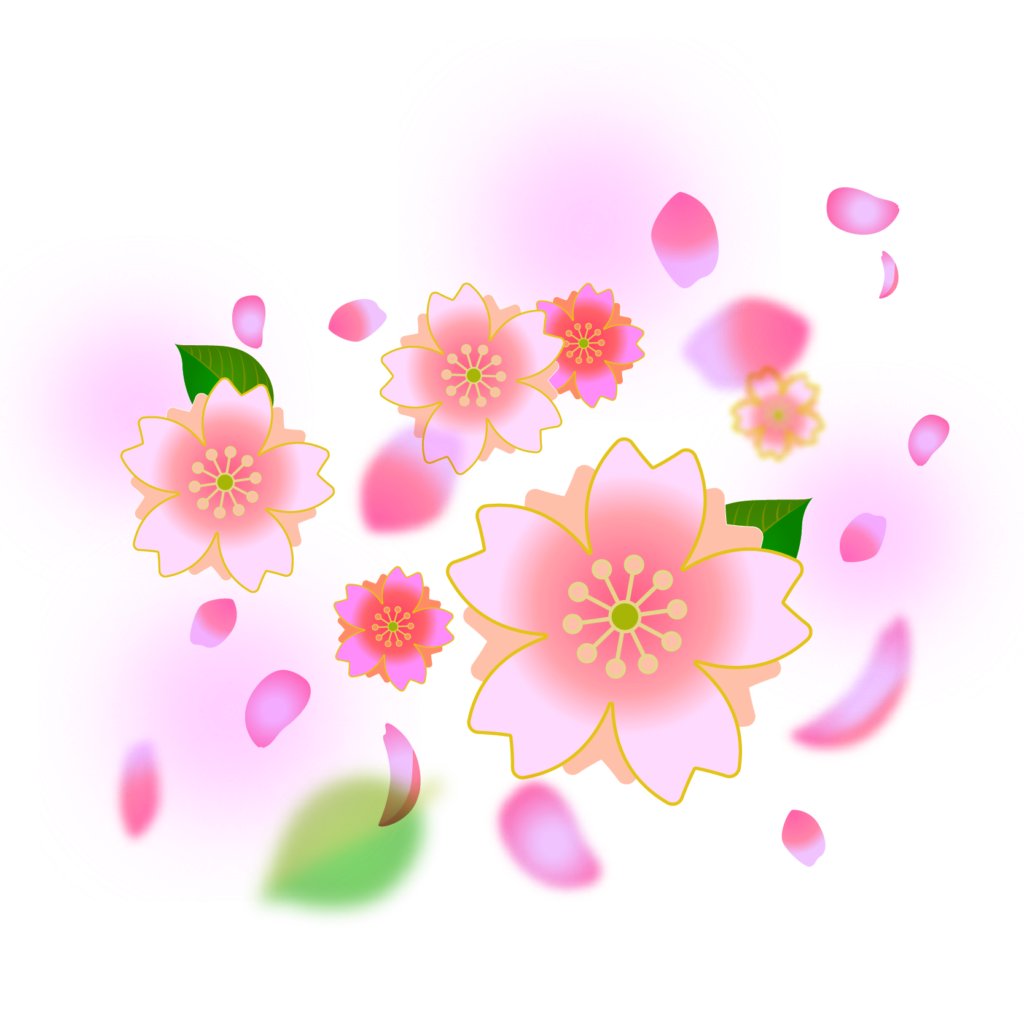 商用フリー・無料イラスト_桜の花のイラスト_Cherry Blossom004