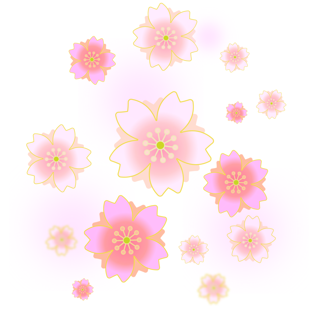 商用フリー・無料イラスト_桜の花のイラスト_Cherry Blossom007