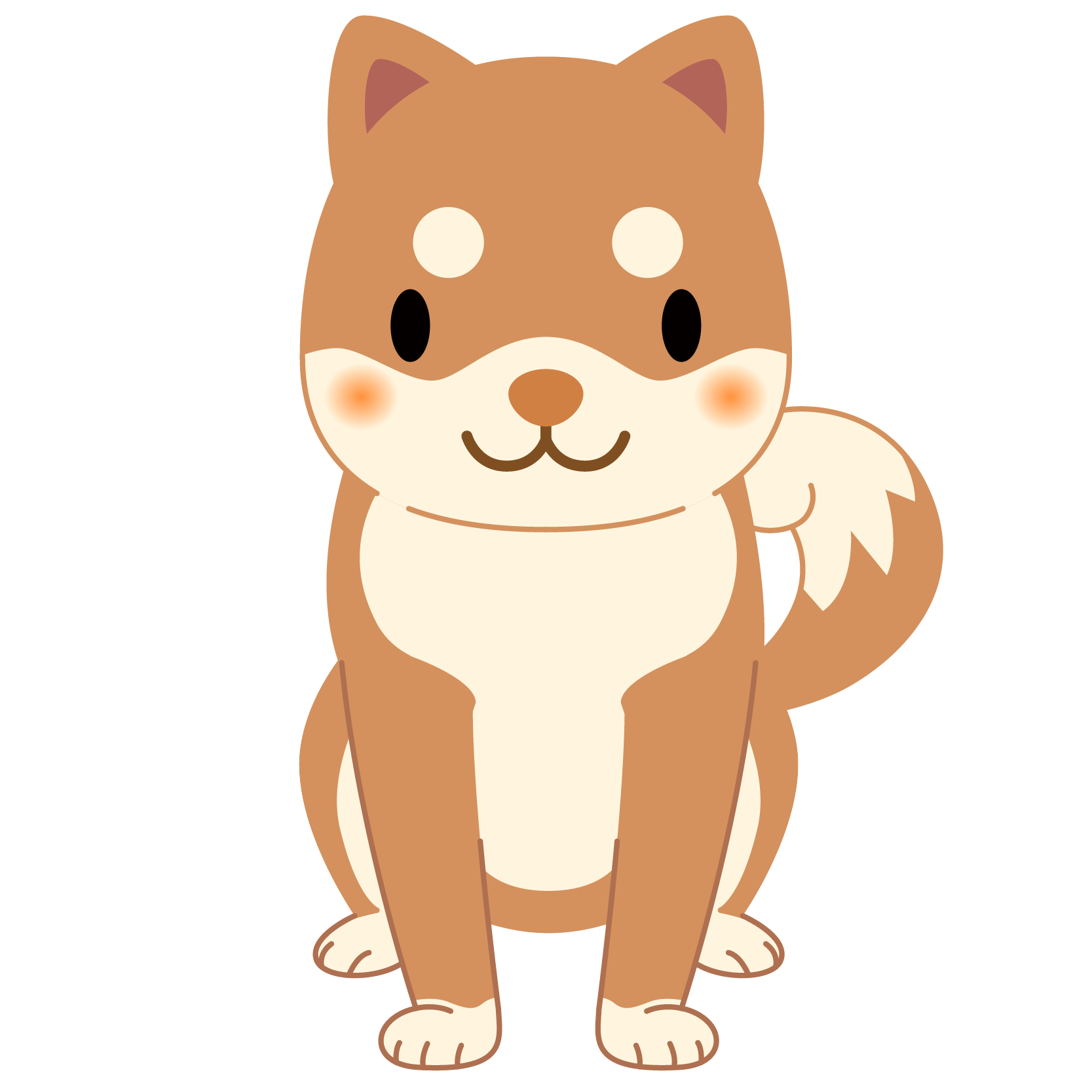 商用フリー 無料イラスト 柴犬のイラスト Shibainu Illutration001 商用ok フリー素材集 ナイスなイラスト