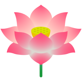 商用フリー・無料イラスト_ピンクの蓮の花のイラスト_Lotus Illustration003