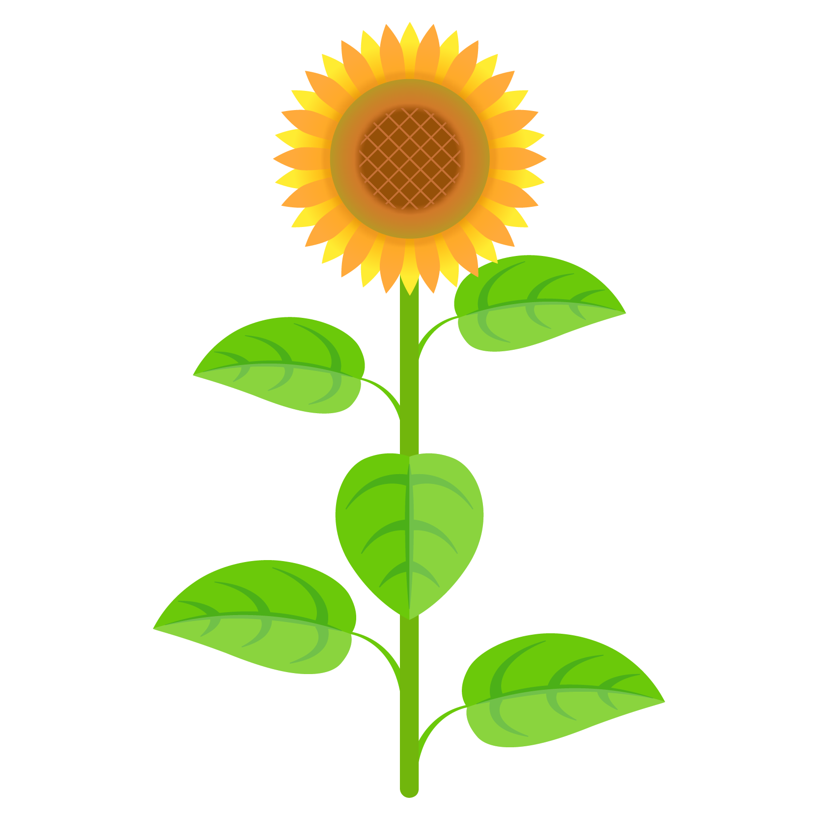 商用フリー 無料イラスト ひまわり 向日葵 のイラスト Sunflowerillustration001 商用ok フリー素材集 ナイスなイラスト
